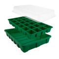 Plastic PS mini green house seed nursery tray , wholesale germination tray with dome / base